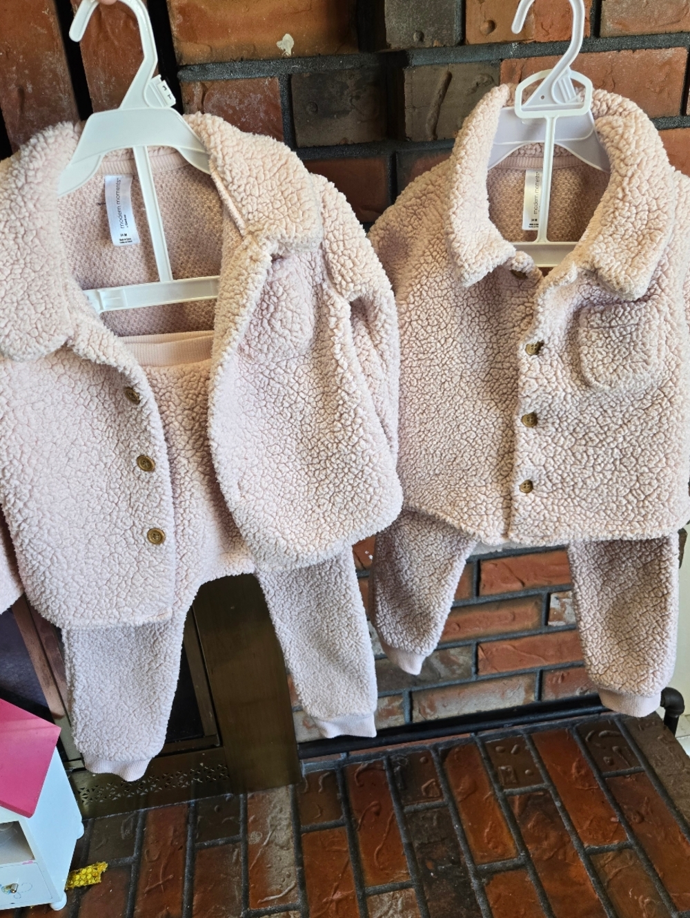 2 Pink Microplush Outfit Sets